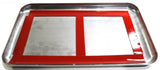Knee Pad Cover Passenger for 1989-10 Freightliner Classic 304 Stainless UP21055