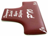 Switch Guard for Freightliner PTO Plastic Body Red Glossy Sticker UP#21074