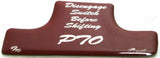 Switch Guard for Freightliner PTO Plastic Body Red Glossy Sticker UP#21074