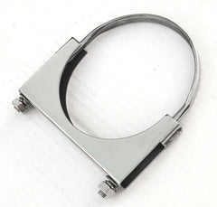 Exhaust Clamp 5" U-Bolt Style 304 Polished Stainless Steel UP#21290 Each