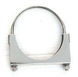 Exhaust Clamp 5" U-Bolt Style 304 Polished Stainless Steel UP#21290 Each