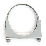Exhaust Clamp 5" U-Bolt Style 304 Polished Stainless Steel UP#21290 Each