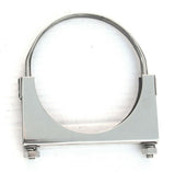 Exhaust Clamp 5" U-Bolt Style 304 Polished Stainless Steel UP#21290 Each