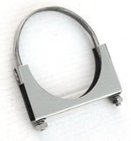 Exhaust Clamp 5" U-Bolt Style 304 Polished Stainless Steel UP#21290 Each