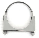 Exhaust Clamp 5" U-Bolt Style 304 Polished Stainless Steel UP#21290 Each