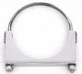 Exhaust Clamp 5" U-Bolt Style 304 Polished Stainless Steel UP#21290 Each