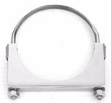 Exhaust Clamp 5" U-Bolt Style 304 Polished Stainless Steel UP#21290 Each