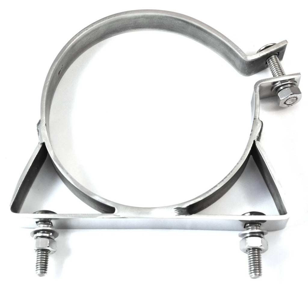 7” Lower Exhaust Frame Bracket for Kenworth Aerocab Stack Stainless UP#21292
