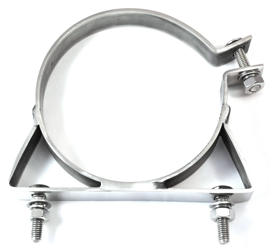 7” Lower Exhaust Frame Bracket for Kenworth Aerocab Stack Stainless UP#21292