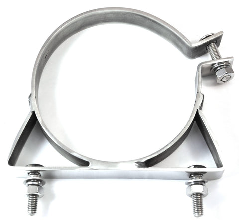 7” Lower Exhaust Frame Bracket for Kenworth Aerocab Stack Stainless UP#21292