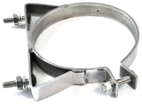 7” Lower Exhaust Frame Bracket for Kenworth Aerocab Stack Stainless UP#21292