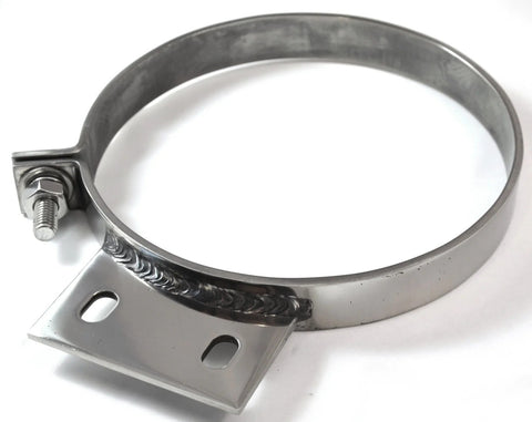 6” Exhaust Stack Bracket 379, 359 Peterbilt 1987-1993 Stainless GG#21295 Each