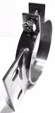 Exhaust Stack 4” Mount Bracket 379 359 Peterbilt 1987-1993 Stainless UP#21331