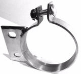 Exhaust Stack 4” Mount Bracket 379 359 Peterbilt 1987-1993 Stainless UP#21331