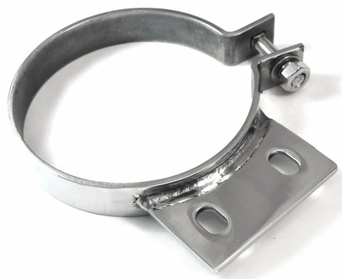 Exhaust Stack Bracket/Clamp for 379 359 Peterbilt 1987-95 Stainless 5" UP#21332