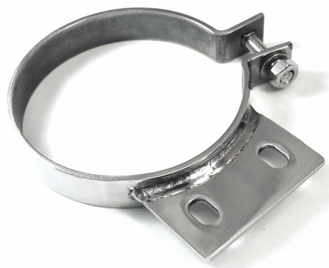 Exhaust Stack Bracket/Clamp for 379 359 Peterbilt 1987-95 Stainless 5" UP#21332