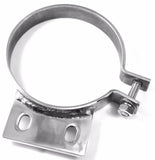 Exhaust Stack Bracket/Clamp for 379 359 Peterbilt 1987-95 Stainless 5" UP#21332