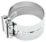 Exhaust Clamp 5” I.D./O.D. Preformed Stack Clamp Stainless Steel UP#21338 Each
