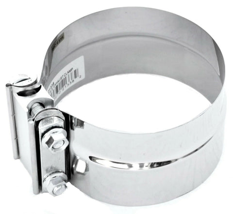 Exhaust Clamp 5” I.D./O.D. Preformed Stack Clamp Stainless Steel UP#21338 Each