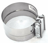 Exhaust Clamp 5” I.D./O.D. Preformed Stack Clamp Stainless Steel UP#21338 Each