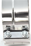 Exhaust Clamp 5” I.D./O.D. Preformed Stack Clamp Stainless Steel UP#21338 Each