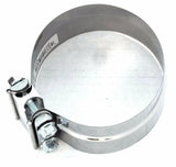 Exhaust Clamp 5” I.D./O.D. Preformed Stack Clamp Stainless Steel UP#21338 Each