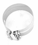 exhaust clamp 6" I.D./O.D. preformed stack clamp stainless steel Peterbilt KW