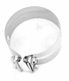 exhaust clamp 6" I.D./O.D. preformed stack clamp stainless steel Peterbilt KW