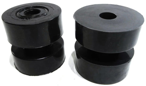 2-Round Exhaust Bracket Bushing for Peterbilt Stack Bracket Poly 3/4” UP#21351