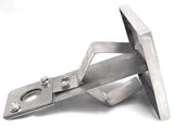 Adjustable Tow Pin Covers for Kenworth Bumper Holes 3.5" Stainless UP#21557 Pair