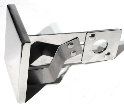 Adjustable Tow Pin Covers for Kenworth Bumper Holes 3.5" Stainless UP#21557 Pair