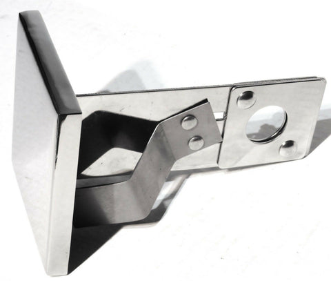 Adjustable Tow Pin Covers for Kenworth Bumper Holes 3.5" Stainless UP#21557 Pair