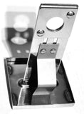 Adjustable Tow Pin Cover for Kenworth Bumper Holes 3.5" Stainless UP#21557 Each