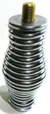 Truck CB Antenna Spring Super Heavy Duty 8ft Whips Chrome 3/8"x24 Mount UP21698