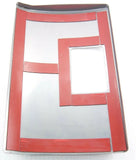 Glove Box Cover for Peterbilt 2001-05 Stainless Steel Tape Mount UP#21711