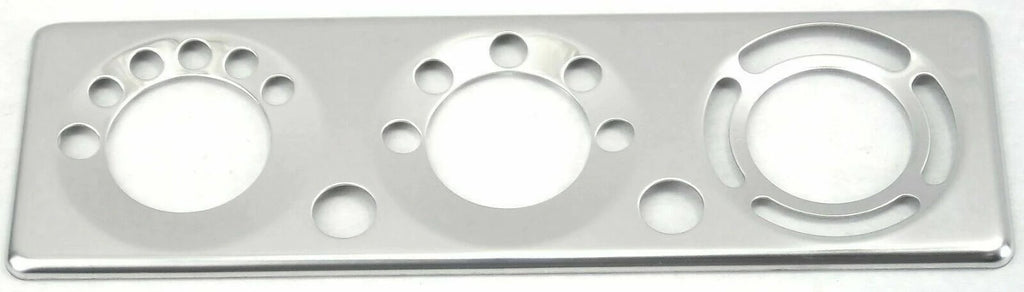 A/C Heater Control Plate HVAC for Peterbilt 2006 & Up Stainless Steel UP#21717