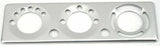 A/C Heater Control Plate HVAC for Peterbilt 2006 & Up Stainless Steel UP#21717