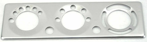 A/C Heater Control Plate HVAC for Peterbilt 2006 & Up Stainless Steel UP#21717