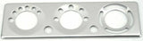 A/C Heater Control Plate HVAC for Peterbilt 2006 & Up Stainless Steel UP#21717
