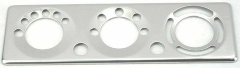 A/C Heater Control Plate HVAC for Peterbilt 2006 & Up Stainless Steel UP#21717
