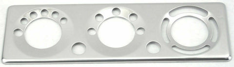 A/C Heater Control Plate HVAC for Peterbilt 2006 & Up Stainless Steel UP#21717