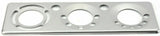 A/C Heater Control Plate HVAC for Peterbilt 2006 & Up Stainless Steel UP#21717