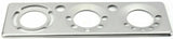 A/C Heater Control Plate HVAC for Peterbilt 2006 & Up Stainless Steel UP#21717