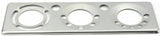 A/C Heater Control Plate HVAC for Peterbilt 2006 & Up Stainless Steel UP#21717