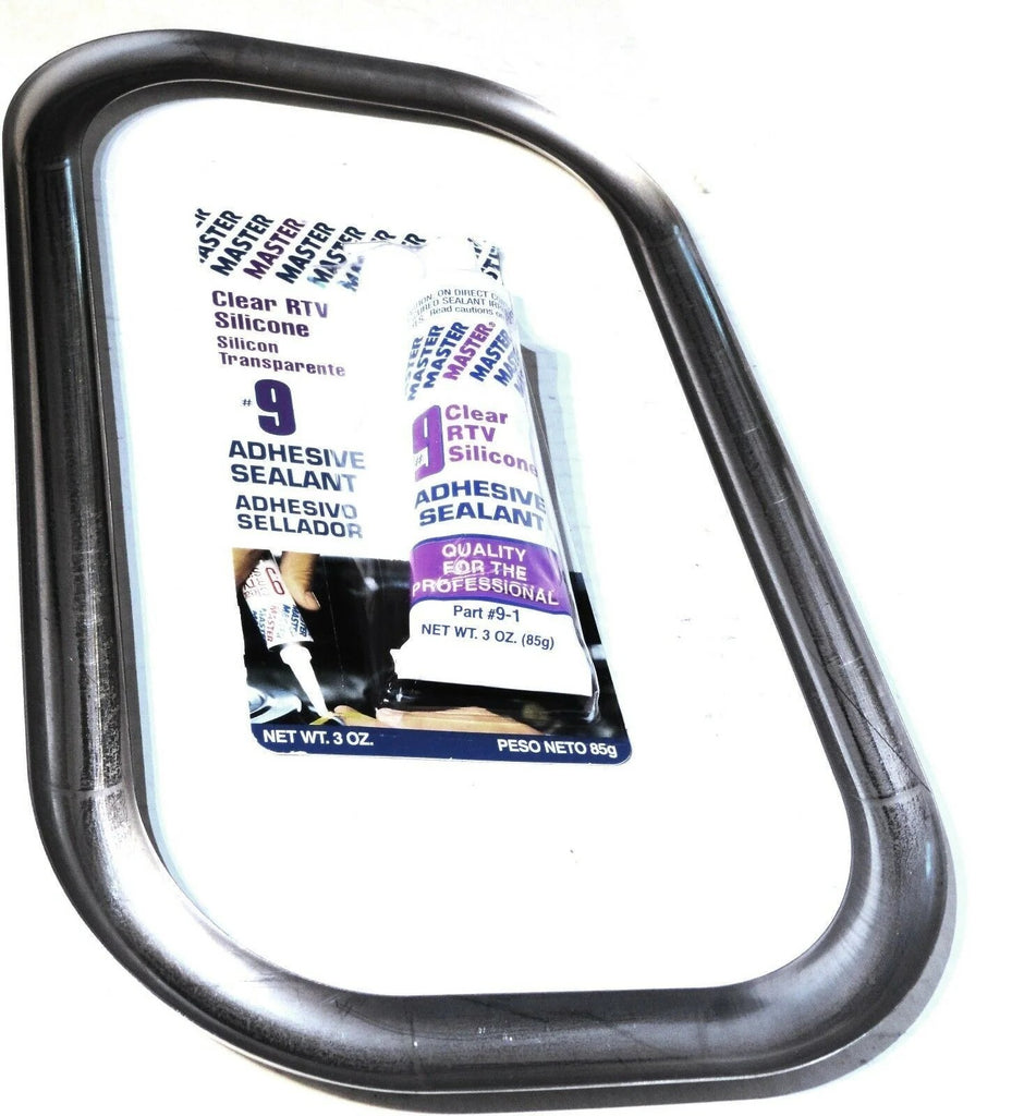 View Window Trim Exterior for Freighliner Classic Fld CurveD Stainless UP#21719