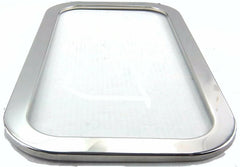 View Window Trim Exterior w/Adhesive Peterbilt 2005 & Newer Stainless UP#21741