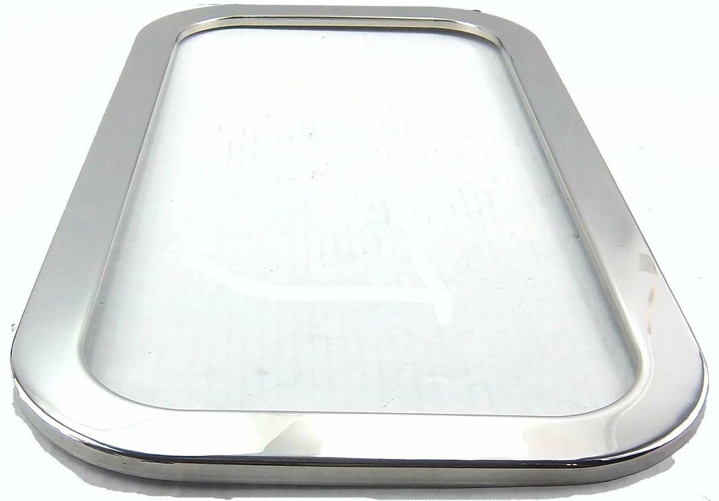 View Window Trim Exterior w/Adhesive Peterbilt 2005 & Newer Stainless UP#21741