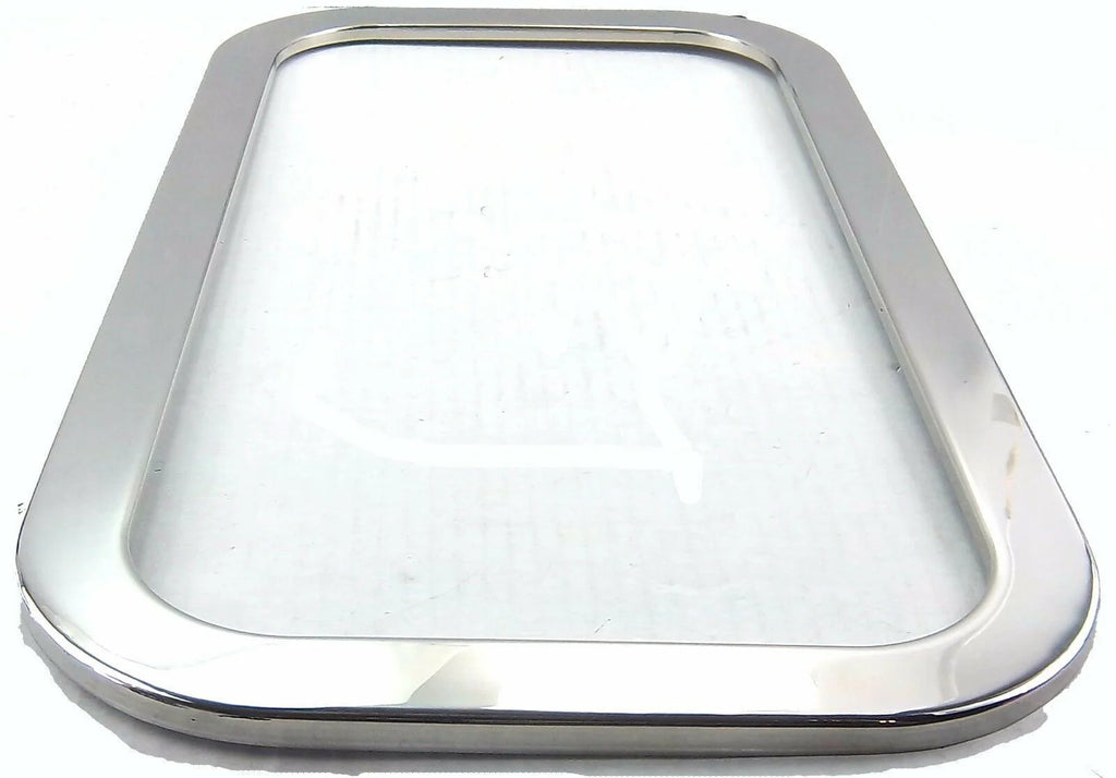 View Window Trim Exterior w/Adhesive Peterbilt 2005 & Newer Stainless UP#21741