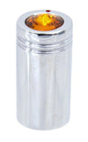 CB Radio Tune Knob for 1/4" Shaft Universal Fit Amber Jewel Chrome UP#21771 Each