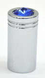 CB Radio Tune Knob Universal Fit Blue Jewel Chrome Plated 1/4” I.D. UP#21772